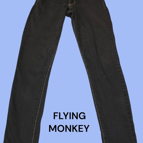 Flying Monkey Denim - Flying Monkey Women's Dark Blue Straight Leg Jeans. Size 29.